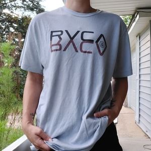 RVCA men's light blue tee